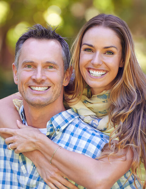 smiling couple